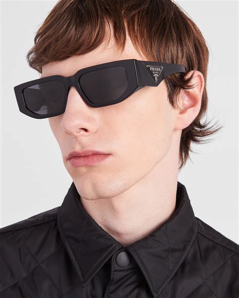 prada rectangle|Slate Gray Lenses Prada Symbole Sunglasses .